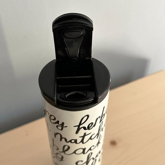 Kate Spade + Lenox Tea Time Metal Travel Mug Tumbler - Picture 6 of 6